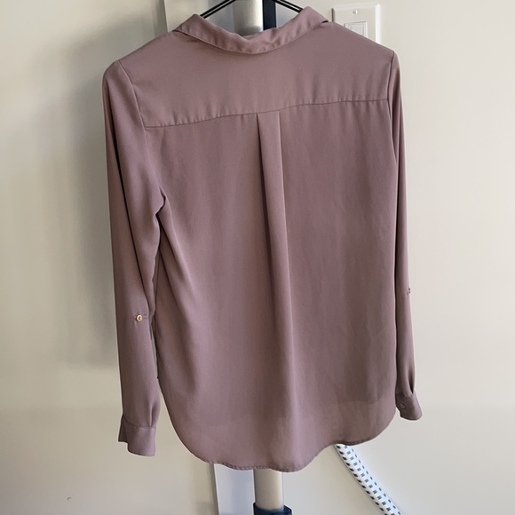 Taupe blouse - Picture 2 of 3